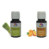 Pujahaat Lemongrass and Orange Aroma Oil for Aromatherapy oils, Oil for diffusers, Humidifier oils, Oil Burners, Spa and Air Purifier 10ml Each - Set of 2 (2 x 10 ml) AO11
