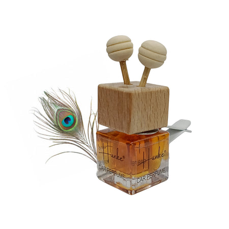 Hunke® Long Lasting Car Perfume | AC Vent Clip Car Air Freshener | Premium Fragrance | Odour Eliminator | With Reed Sticks| Easy to Fix |Car interior - Last up to 45 days - Shyam Darbar