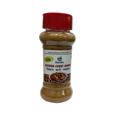 Gunvika Special Chicken Curry Masala Spice Mix Powder | Multi Spice blend for Chicken Curry | Zero added Colours, Fillers, Additives | Vegan | Aromatic - 100 gm