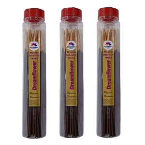 Pujahaat Premium Scented Incense Stick Masala Agarbatti | No Charcoal Incense Sticks, 100% Herbal Fragrance Agarbatti, 0% Sulphates - Dreamflower Fragrance
