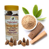 Kunjika Jadibooti Premium Scented Backflow Incense Dhoop /Cone | No Charcoal No Bamboo | for Pooja, Rituals & Special Occassions, Smoke Fountain, Sandalwood Fragrance - 100 Gms