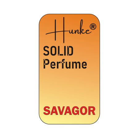 Hunke® Solid Perfume | Alcohol-Free Solid Perfume for Men & Women | Long Lasting Natural Wax Fragrance | Travel Friendly Pocket Perfume | Handmade Luxury - Savagor