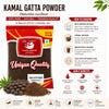 Kunjika Jadibooti Kamal Gatta Powder | Nelumbo Nucifera Gaertn - Lotus Seeds Kamal Gatta - Kamalgatta Kamal Kakdi Powder - 100 gm