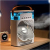 Adijyo Cooler for Room Cooling Mini AC Portable Mini Fan Artic Cooler with 7 Colors LED Light, 1/2/3 H Timer, 3 Wind Speeds and 3 Spray Modes for Office,Home,Dorm,Travel (Multicolor)