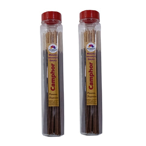 Pujahaat Premium Scented Incense Stick Masala Agarbatti | No Charcoal Incense Sticks, 100% Herbal Fragrance Agarbatti, 0% Sulphates - Camphor Fragrance