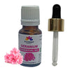 Pujahaat Geranium Essential Oil for Hair Growth, Long & Healthy Hair, Minimize fine line & Wrinkles, Smooth Skin, Healthy Scalp | 100% Pure, Natural, Organic - Vegan & Cruelty free - 15 ml