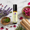 Pujahaat Happy Morning Aromatherapy Roll-on | Blend of pure & natural Essential Oils | For Help Waking Up & Alertness | Soothing Formula to uplift mood and reduce dullness. | Crafted by Certified Aromatherapists 10ml/0.33 fl oz - Happy Morning Roll-on