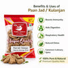 Kunjika Jadibooti Paan Jadd - Kulinjan - Alpinia Galanga Wild - Siamese Ginger - Thai Ginger -100 grams