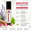 Pujahaat Breathe Free Aromatherapy Roll-on | Blend of pure & natural Essential Oils | Relief for Breathing Difficulties| Crafted by Certified Aromatherapists 10ml/0.33 fl oz - Breathe Free Roll-on