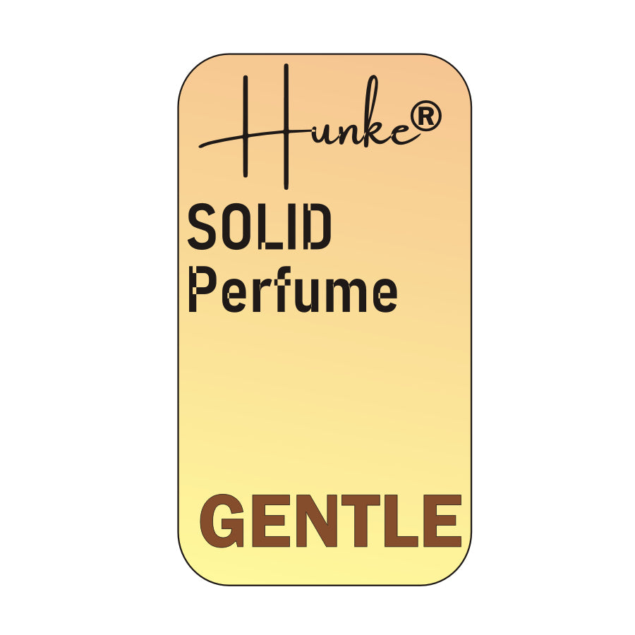 Hunke® Solid Perfume | Alcohol-Free Solid Perfume for Men & Women | Long Lasting Natural Wax Fragrance | Travel Friendly Pocket Perfume | Handmade Luxury - Gentle