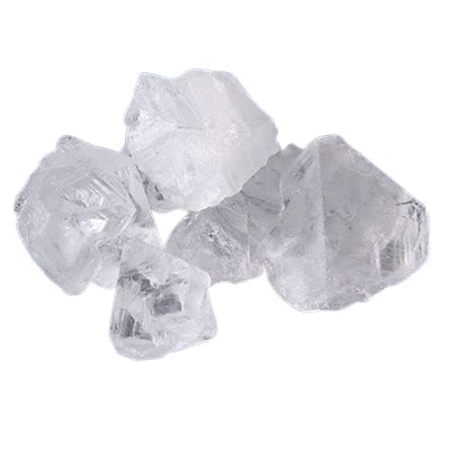 Kunjika Jadibooti White Fitkari Stone | Alum Stone | Phitkari | White Crystal Alum | Fitkari For Skin Tightening And Glowing Skin - 100 gm