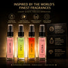 HUNKE EDP Inspired Perfume Set for Men & Women | Set of 4 Premium Long Lasting Fragrances | 8 ml Each | Travel Size Mini Perfume Gift Set | Eau de Parfum Collection - Sweet Girl, Spicy, Flora, Hot Girl