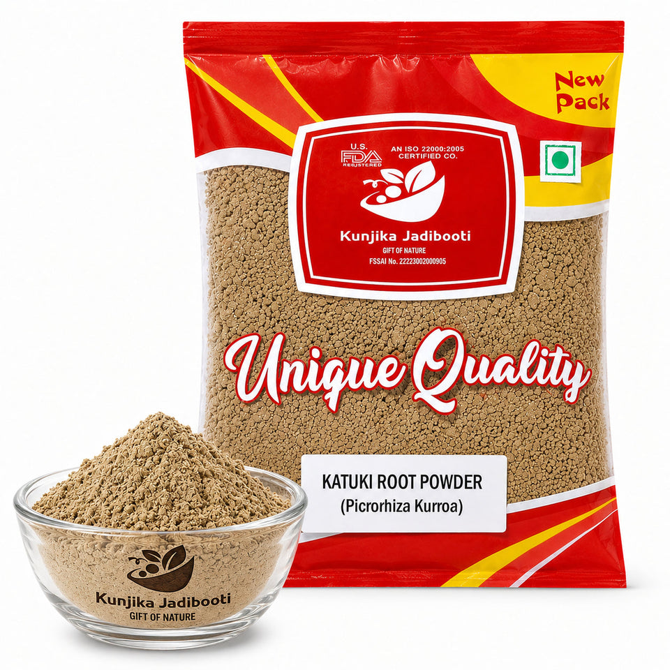 Kunjika Jadibooti Kutki Powder - Katuki - katuka - Picrorrhiza Kurrora powder 100 gm