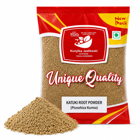 Kunjika Jadibooti Kutki Powder - Katuki - katuka - Picrorrhiza Kurrora powder 100 gm