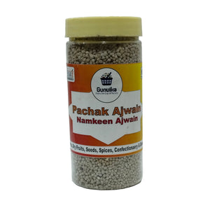 Gunvika Ajwain Pachak Salted | Carom Seeds Mix Spice Churan - Relieves Indigestion, Gas, and Bloating | Enhances Appetite and Digestion - 200 gm