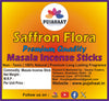 Pujahaat Saffron / Kesar Flora Premium Natural Masala Incense Sticks Natural Kesar Saffron Flora Agarbatti Nagchampa 100% Natural Fragrances - 200 Gms