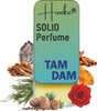 Hunke® Solid Perfume | Alcohol-Free Solid Perfume for Men & Women | Long Lasting Natural Wax Fragrance | Travel Friendly Pocket Perfume | Handmade Luxury - Tam Dam