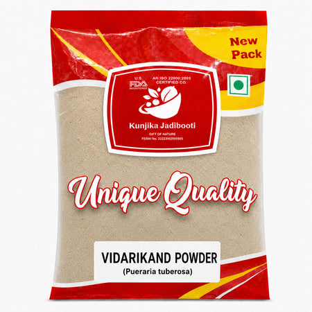 Kunjika Jadibooti Vidarikand Herbal Kudzu | (Pueraria tuberosa) Bidharikand Indian Kudju | Air Potato| Jadi Booti Powder - 100 gm