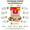Kunjika Jadibooti Vidarikand Herbal Kudzu | (Pueraria tuberosa) Bidharikand Indian Kudju | Air Potato| Jadi Booti Powder - 100 gm