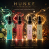 HUNKE EDP Inspired Perfume Set for Men & Women | Set of 4 Premium Long Lasting Fragrances | 8 ml Each | Travel Size Mini Perfume Gift Set | Eau de Parfum Collection - Divine, Red Desire, Icon, Opium