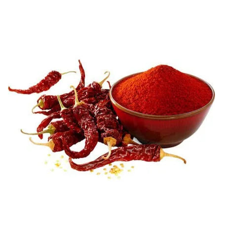 Gunvika Kashmiri Chilli Powder | Kashmiri Laal Mirch Powder with Natural Oils | Zero added Colours, Fillers, Additives | Vibrant Red Colour | Vegan | Aromatic - 100 gm