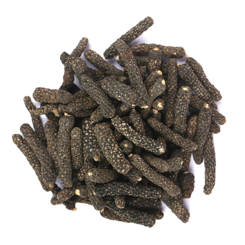 Kunjika Jadibooti Whole Long Pepper | Pipal Badi | Pippali | Pipali | Peepali | Piper Longum | No Added Preservatives & Additives | Spices & Masala | Indian Spices & Masala - 100 gm