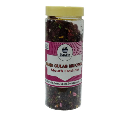 Gunvika Shahi Gulab Mukhwas | Home Made Rose Mouth Freshner | Digestive, After-Meal Mukhwas Shahi Gulab Mukhwas Traditional Indian Mukhwas - 200 gm