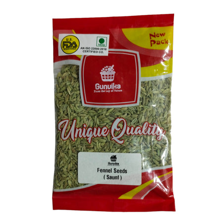 Gunvika Premium Moti Saunf, Big Fennel Seeds Whole Spices Variyali | Perumjeerakam Whole Spices