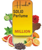 Hunke® Solid Perfume | Alcohol-Free Solid Perfume for Men & Women | Long Lasting Natural Wax Fragrance | Travel Friendly Pocket Perfume | Handmade Luxury - Million
