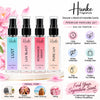 HUNKE EDP Inspired Perfume Set for Men & Women | Set of 4 Premium Long Lasting Fragrances | 8 ml Each | Travel Size Mini Perfume Gift Set | Eau de Parfum Collection - Lust, Luv Blast, Pure Luv, Romance Night