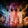 HUNKE EDP Inspired Perfume Set for Men & Women | Set of 4 Premium Long Lasting Fragrances | 8 ml Each | Travel Size Mini Perfume Gift Set | Eau de Parfum Collection - Lust, Luv Blast, Pure Luv, Romance Night