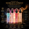 HUNKE EDP Inspired Perfume Set for Men & Women | Set of 4 Premium Long Lasting Fragrances | 8 ml Each | Travel Size Mini Perfume Gift Set | Eau de Parfum Collection - Lust, Luv Blast, Pure Luv, Romance Night