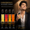 HUNKE EDP Inspired Perfume Set for Men & Women | Set of 4 Premium Long Lasting Fragrances | 8 ml Each | Travel Size Mini Perfume Gift Set | Eau de Parfum Collection - Oud al Grhm, Oud Twist, White Oud, Oud Envy