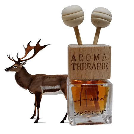 Hunke® Long Lasting Car Perfume | AC Vent Clip Car Air Freshener | Premium Fragrance | Odour Eliminator | With Reed Sticks| Easy to Fix |Car interior - Last up to 45 days - Musk