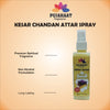 Kesar Chandan | Saffron Sandalwood Attar Spray by Pujahaat | 100ml Non Alcoholic Spray | Religious Mist | Air Freshener, Room Mist, Fabric & Linen Spray | Perfect for Prayers Rooms, Living Room, sofas, curtains, car