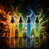 HUNKE EDP Inspired Perfume Set for Men & Women | Set of 4 Premium Long Lasting Fragrances | 8 ml Each | Travel Size Mini Perfume Gift Set | Eau de Parfum Collection - Aqua Cool, Wild Musk, Egyptian Musk, Cedar Oakmas