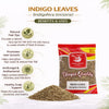 Kunjika Jadibooti Indigo Leaves | For Natural Hair Colour, Smooth & Shiny Hair | Fresh Dry Raw Herbs, Ayurvedic Jadibooti - 100 gm
