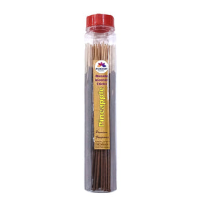 Pujahaat Premium Scented Incense Stick Masala Agarbatti | No Charcoal Incense Sticks, 100% Herbal Fragrance Agarbatti, 0% Sulphates - Pineapple Fragrance