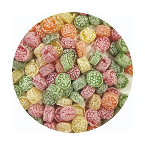 Gunvika Mixed Fruits Candy Toffee Khati Mithi Goli Candy | Flavored Sugar Candy | Sweet Candy Pack for Kids | Sugar Boiled Candy Dots - 200 gm