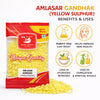 Kunjika Jadibooti Amlasar Gandhak - Amla Sar Gandhak - Sulphur - Gandakam - Yellow Sulphur - 100 gm