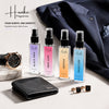 HUNKE EDP Inspired Perfume Set for Men & Women | Set of 4 Premium Long Lasting Fragrances | 8 ml Each | Travel Size Mini Perfume Gift Set | Eau de Parfum Collection - Passcode, Gentle, Black Men, Men Love