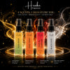 HUNKE EDP Inspired Perfume Set for Men & Women | Set of 4 Premium Long Lasting Fragrances | 8 ml Each | Travel Size Mini Perfume Gift Set | Eau de Parfum Collection - Oud Noir, Oud Twist, Oud Al grhm, Black Oud