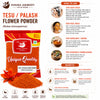 Kunjika Jadibooti Dry Tesu Ke Phool Powder - Palash Ke Phool - Dhak Ke Phool - Bute a Monosperma - Tesu phool - Phool Tesu - Dhak Phool Powder - 100 gm