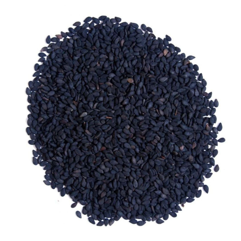 Gunvika Whole Raw Natural Black Sesame Seeds |100% Clean and Natural Black Til | Kala Til Seeds for Eating | Raw Seeds | Indian Spices & Masala