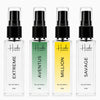 HUNKE EDP Inspired Perfume Set for Men & Women | Set of 4 Premium Long Lasting Fragrances | 8 ml Each | Travel Size Mini Perfume Gift Set | Eau de Parfum Collection - Extreme, Aventus, Million, Savage