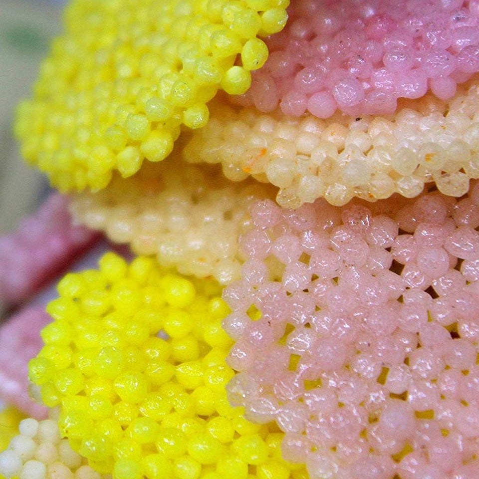 Gunvika Colored Coin Sabudana Sago Homemade Papad Gluten-Free, Upwas Snacks Tapioca Ready to fry with Chat Masala FR-24