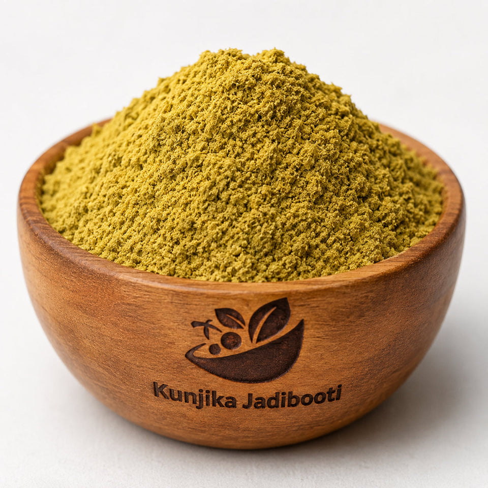Kunjika Jadibooti Daru Haldi Chilka Herbal Powder - Daruhaldi Chips Herbal Powder - Indian Barberry Chips Herbal Powder - Berberis Aristata Chips Herbal Powder - Pure & Natural 100 gm