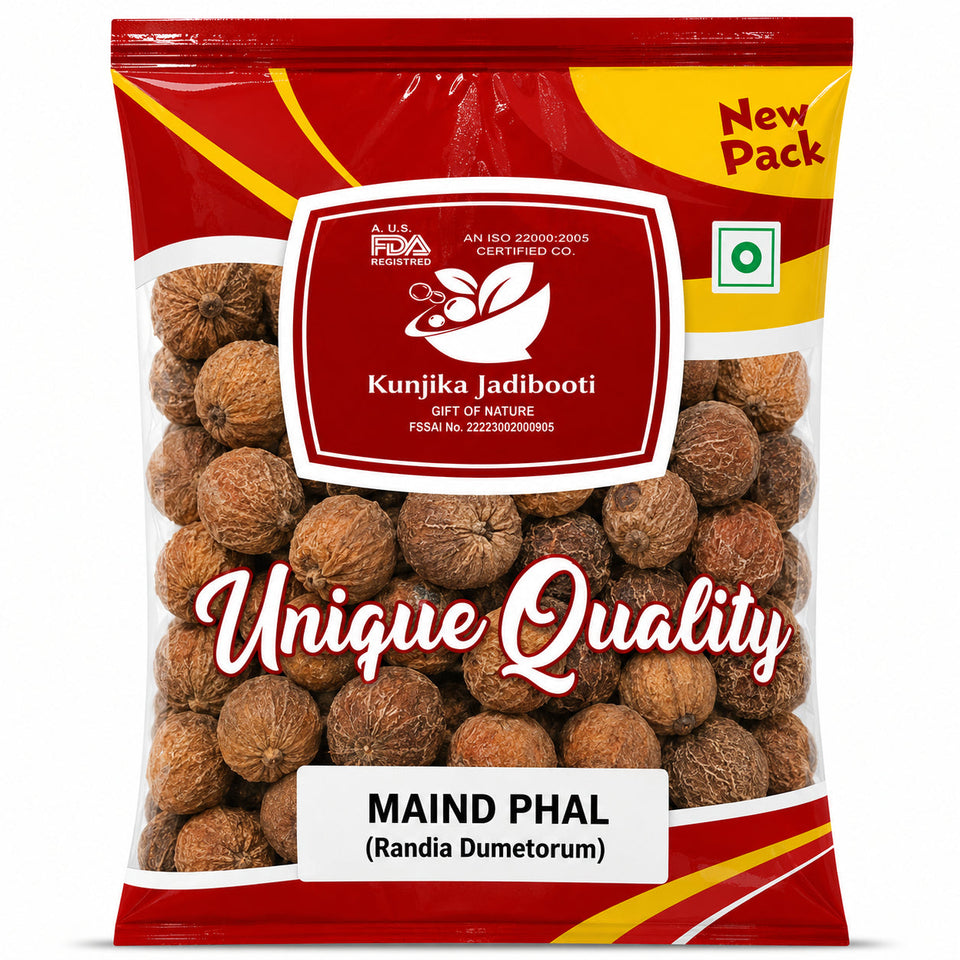 Kunjika Jadibooti Mend Phal-Randia Dumetorum-Emetic Nut-Raw Herbs-Maind Phal-Med Phal-Madan Phal-Jadi Booti - 100 gm