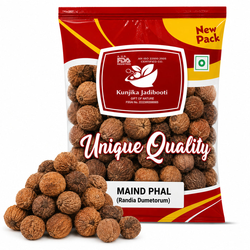 Kunjika Jadibooti Mend Phal-Randia Dumetorum-Emetic Nut-Raw Herbs-Maind Phal-Med Phal-Madan Phal-Jadi Booti - 100 gm