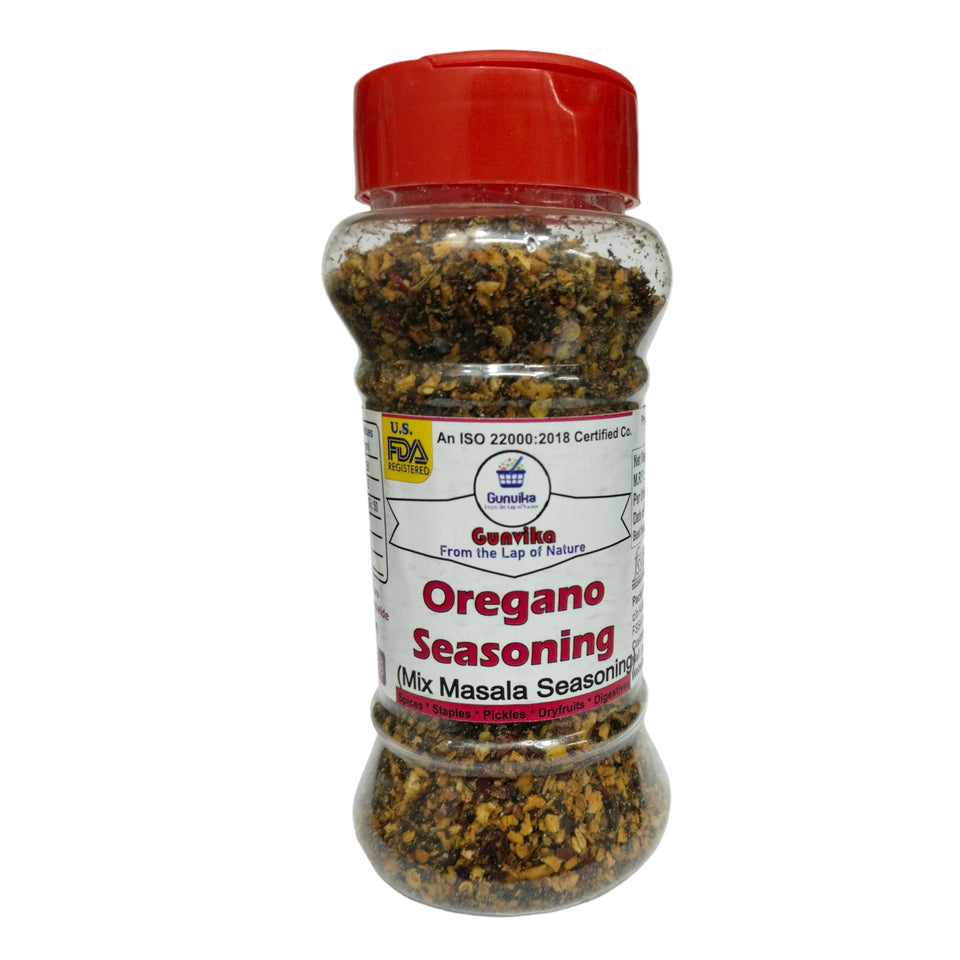 Gunvika Italian Oregano Seasoning | Pizza seasoning | Premium All Natural & Healthy Italian Spice Blend for Pizza, Pasta | Vegan | Aromatic